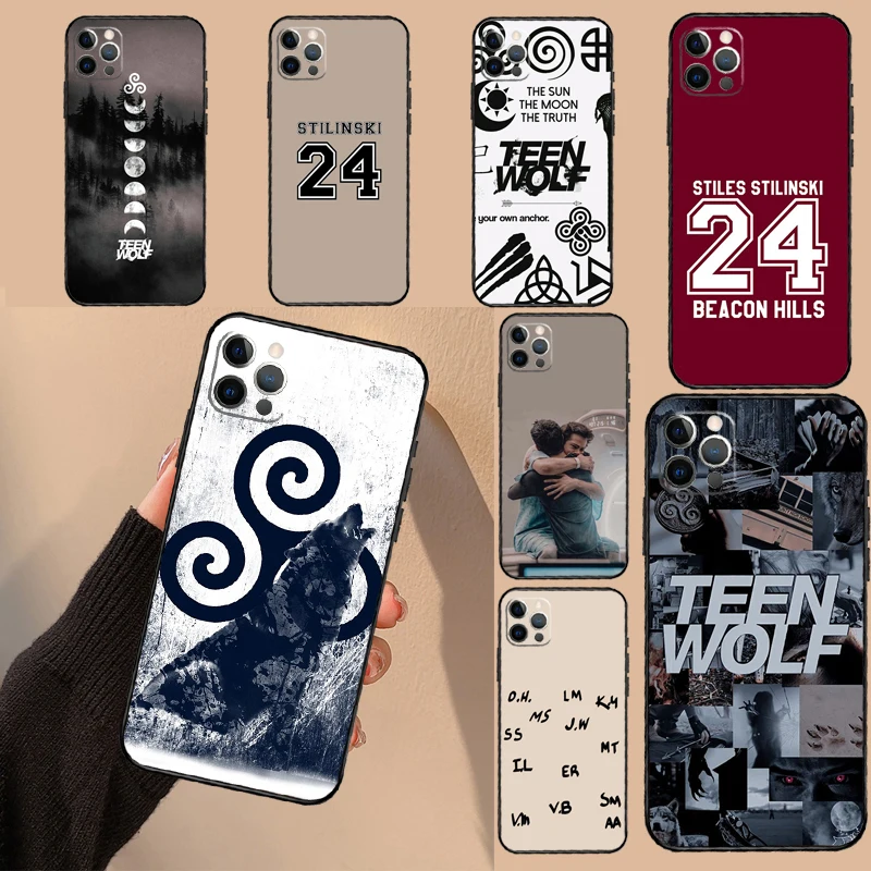 Teen Wolf Stilinski 24 Phone Case For iPhone 15 14 16 Pro Max 13 12 Mini 11 16 Pro Max XS X XR Plus Cover