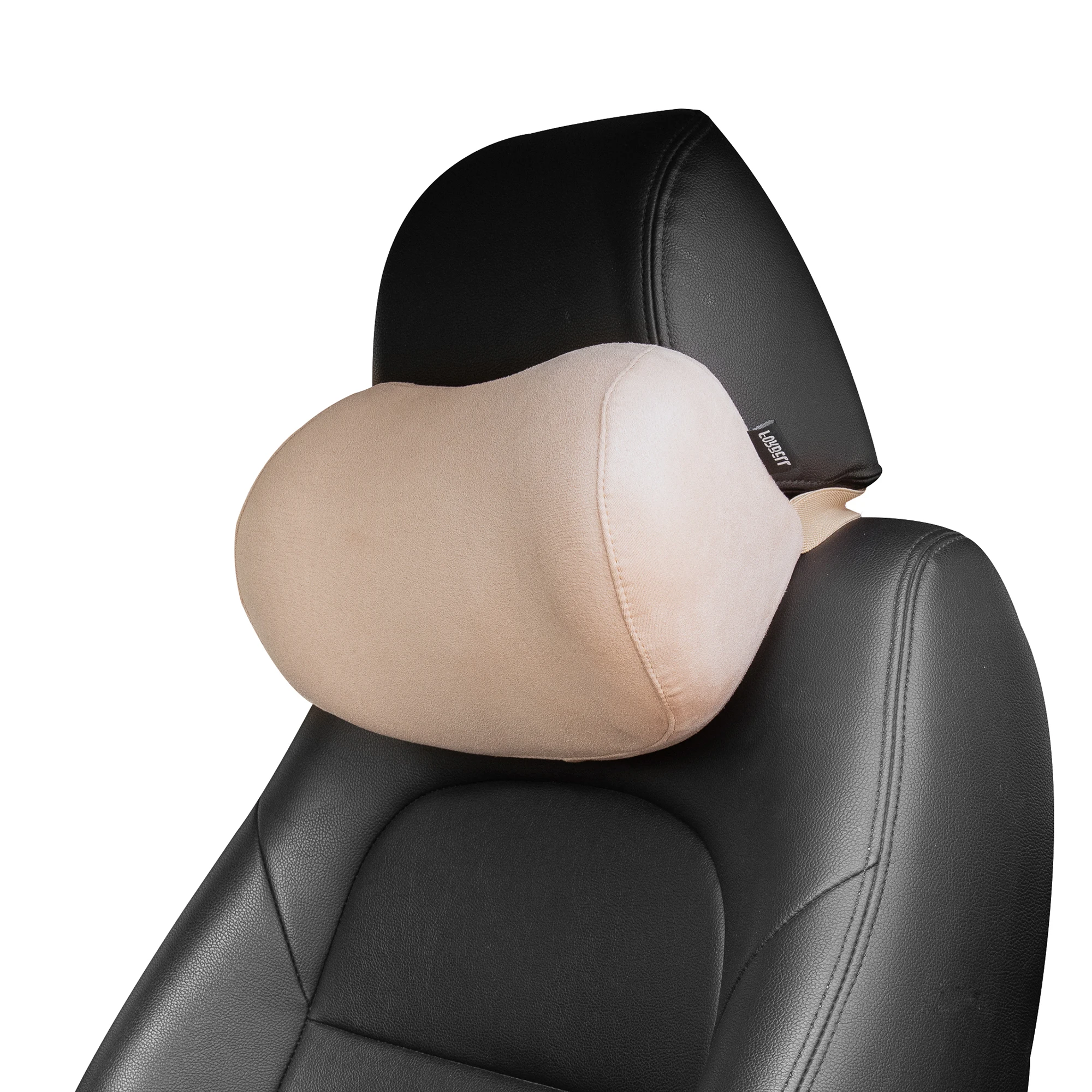 Forbell Car Neck Pillow Headrest - Memory Foam & Suede Fabric Car Seat Pillow for Driving Rest Support (SUV/Sedan/Van)