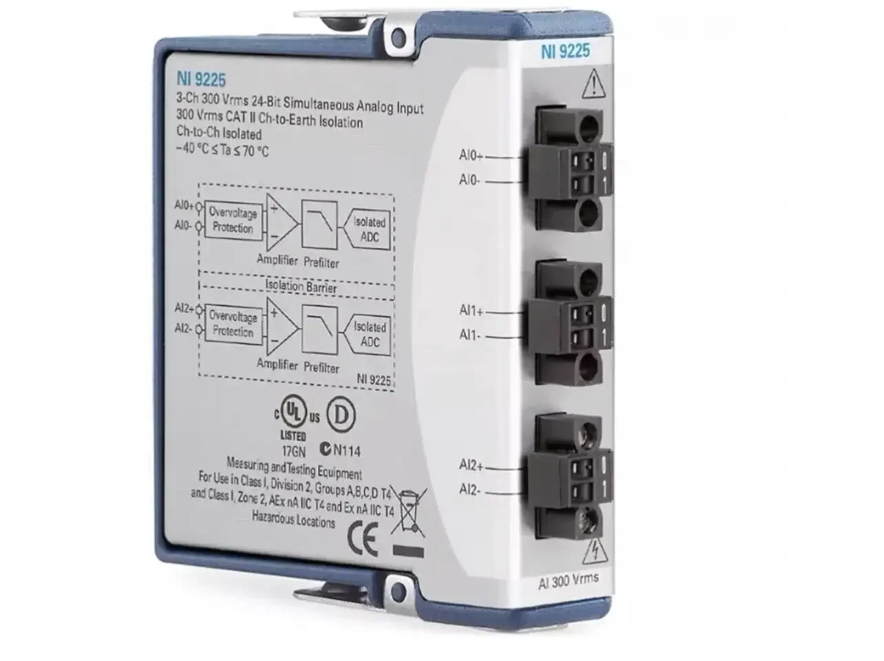 

New and Orginal NI 9225 780159-01 Synchronization Voltage Input Module