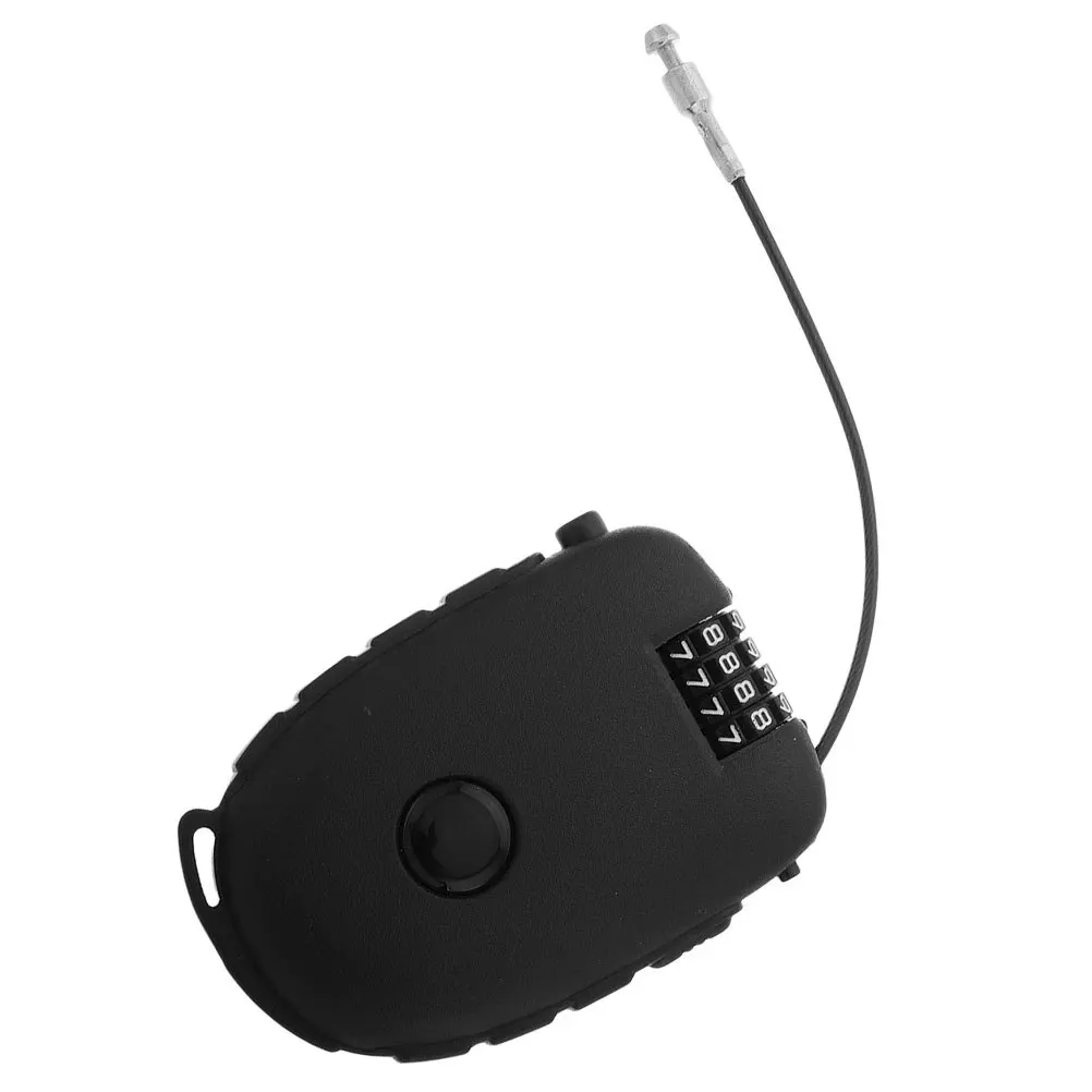 قفل كابل فولاذي قابل للسحب وقابل للتمدد وقابل للتعديل لخوذات عربات الدراجات وأمان متين عالي القوة #5