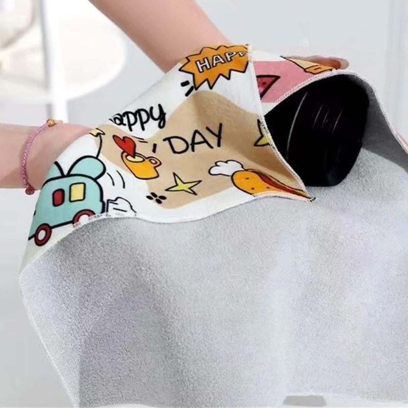 Large Cats Scratch Restraint Wrap for Safe Cutting Colorful Pattern Nonslip Soft Towel Cats Grooming Wrap