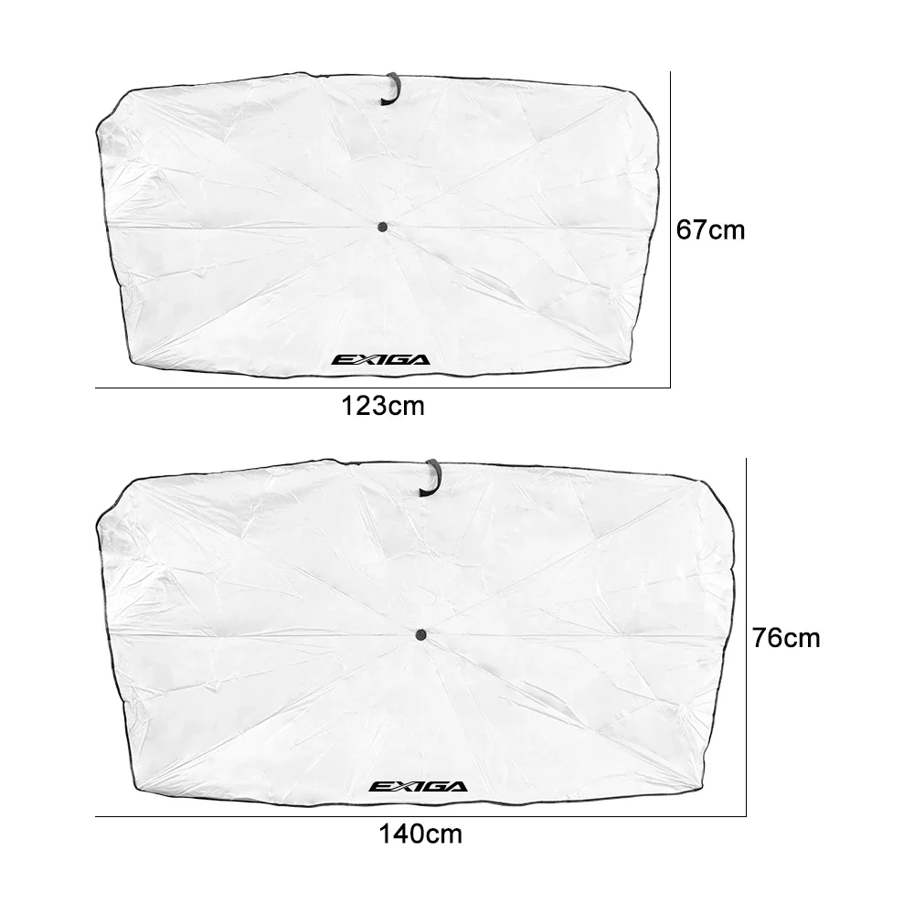 مظلة واقية من الشمس مضادة للأشعة فوق البنفسجية للسيارة ، واقي واقي واقي الشمس ، سوبارو فورستر ، XV Outback ، إرث ، WRX ، Tribeca ، Levorg ، BRZ ، Crosstrek #5