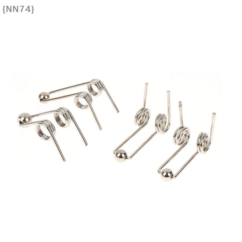 【Ja】Hair Curling Iron Replacement Springs - 2Pcs 1.2mm Wire Diameter Double Return Torsion Spring, Repair Accessories