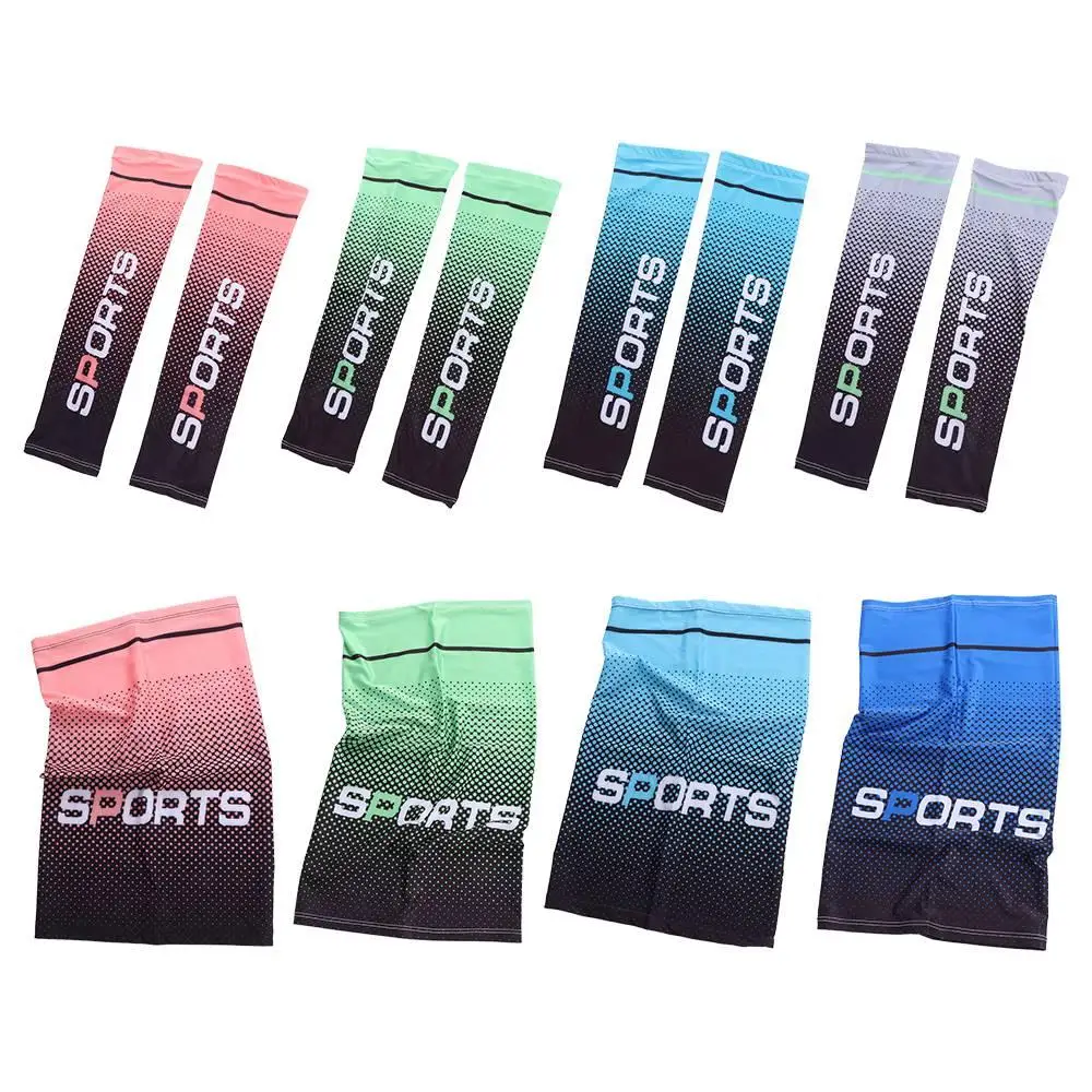 

Ice Silk Sleeve Face Protection UV Protection Ice Sleeves Cycling Arm Sleeves Sunscreen Headscarf Sports Cooling Sleeves
