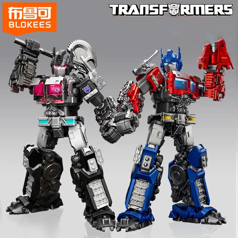 

Строительные блоки BLOKEES Transformers, подвижное происхождение, фильм Optimus Prime Nemesis Prime, модели собранных игрушек, коллекция подарков