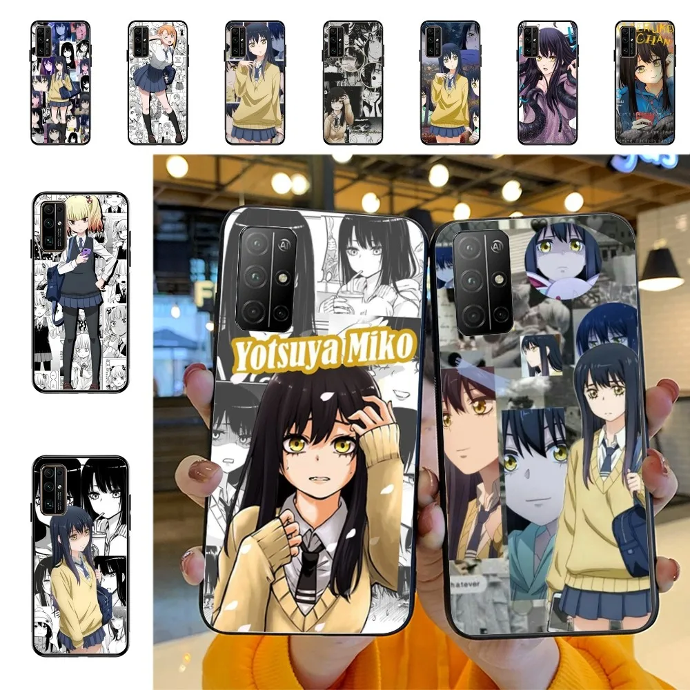 Funda de teléfono de Anime Mieruko Chan para Huawei Honor 10 lite 9 20 7A pro 9X pro 30 pro 50 pro 60 pro 70 pro plus