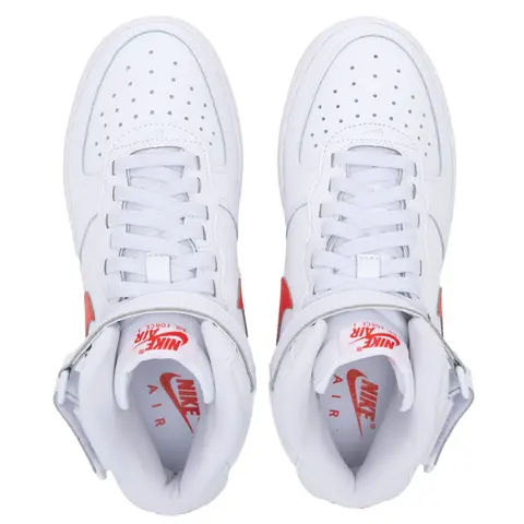 नाइकी महिलाओं के जूते बड़े बच्चों के जूते एयर फ़ोर्स 1 मिड ईज़ीऑन (Gs) स्पोर्ट्स शूज़ हाई-टॉप प्लेड कैज़ुअल बोर्ड शूज़ Fn1193-106 10 best sales वायु सेना - №10