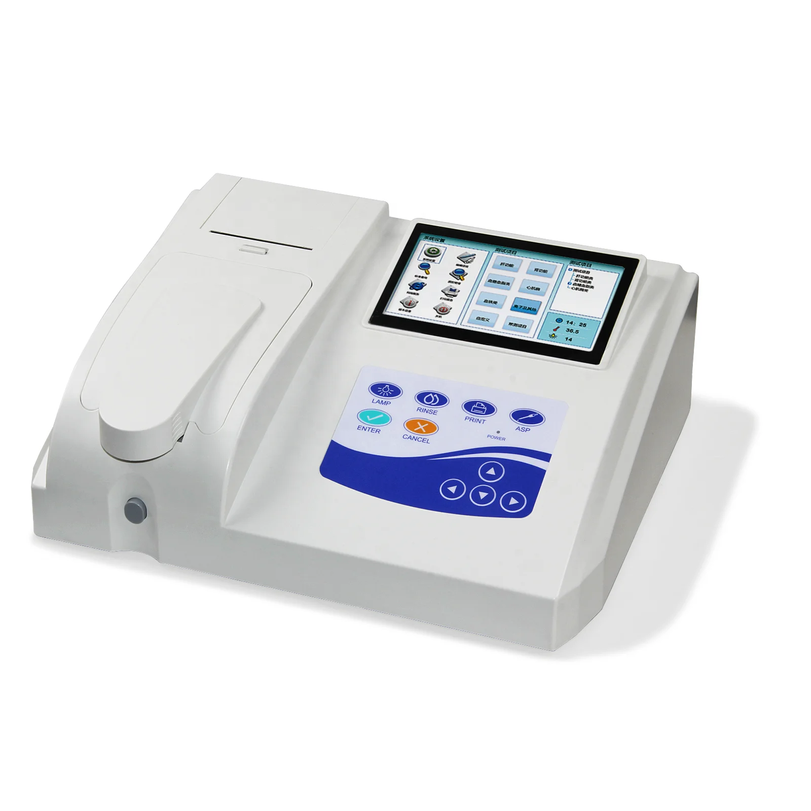 

medical device 7'' portable BC300 semi-aotu biochemistry analyzer with touch screen