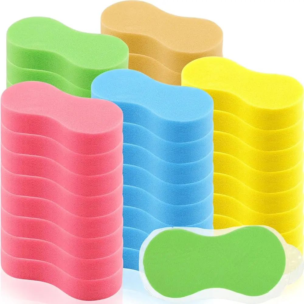 

48 Pack Car Wash Sponges, Large Sponges for Cleaning, Thick Giant Bone Sponge, Multi-Purpose, Ideal for Kitchen, Bathroom, H