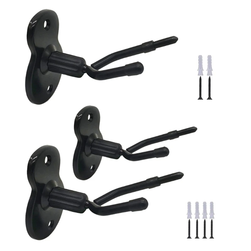 3Pcs Violin Wall Mount Hanger With Bow Hook Violin Stand For Violin And Viola Easy Install Easy To Use