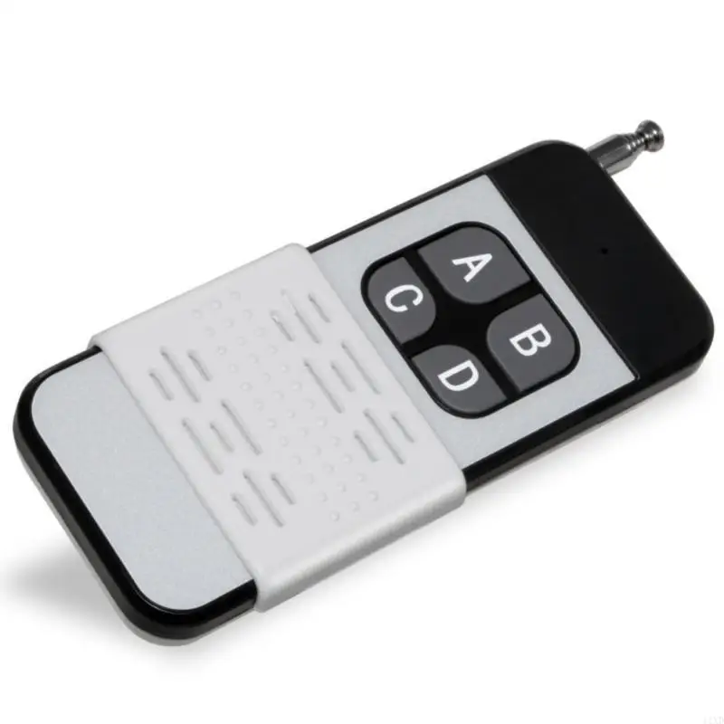 433MHz Learning Code Remote with Four Button ABS for Easy Device Management
