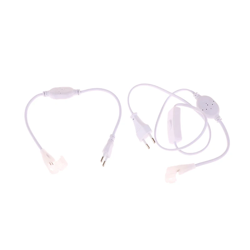 

Новая вилка европейского стандарта для светодиодной ленты COB 220 В, вилка питания, быстрый разъем с кабелем переключения кнопок для IP67 10 мм COB Strip