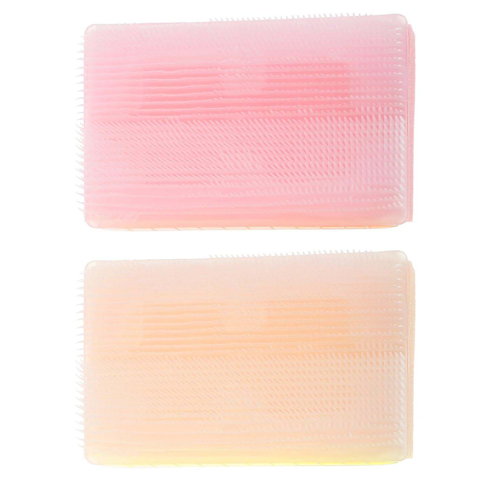

2pc Baby Sensory Brush Sponge Massage Bath Tool for Children Tactile Training Cleansing Soft Bristles Gift