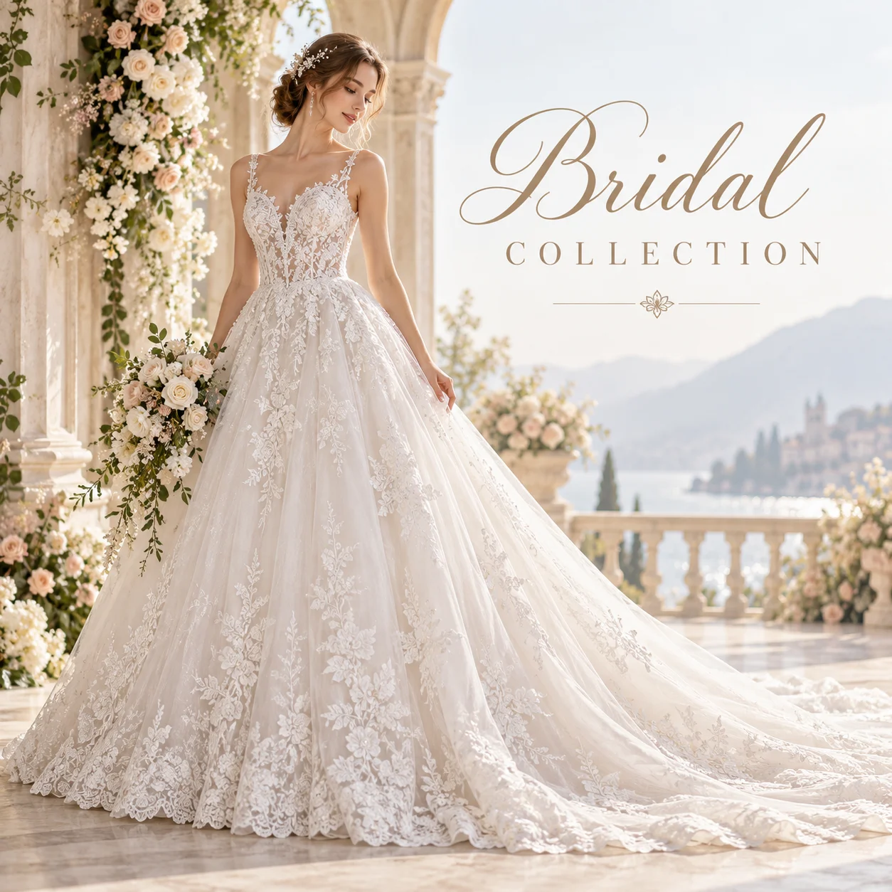 Customized Luxury Off Shoulder Lace Wedding Dress Long Sleeves Ball Gown Bridal Gown Princess Wedding Dress Vestido De Novia