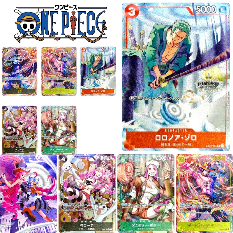 Personaggi Anime di un pezzo Roronoa Zoro Perona carta da collezione abbronzante fatta in casa fai da te regalo di compleanno di natale giocattoli