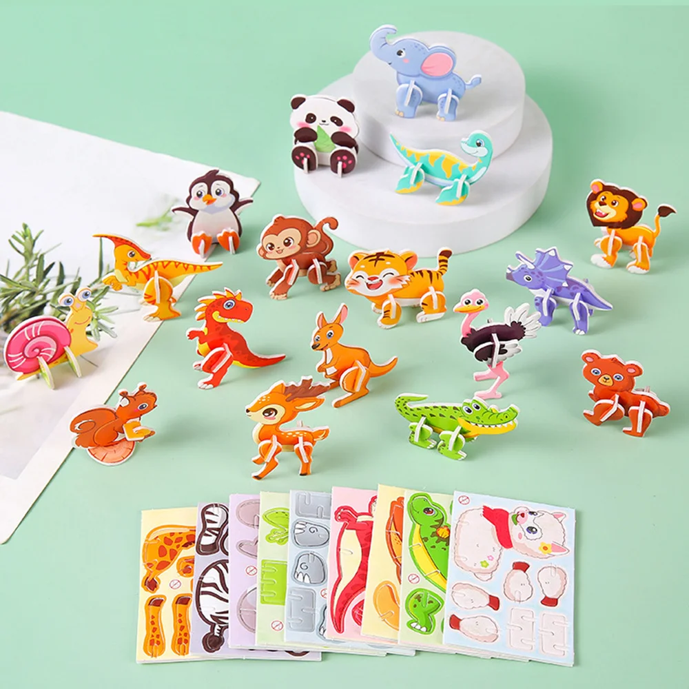 Animal Jigsaw Puzzles kids Birthday Pinata Fillers Toys Self-ink Seal Bouncy Ball Party Favors Kid Gift Rewards Surprise