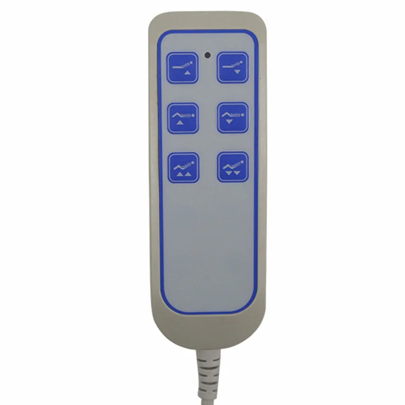 ABKO-SK-04 Lift Chair Hand Controller IP66 Lifting Bed Remote Control Electric Push Rod Controller With 8 Pin 9 Core Plug