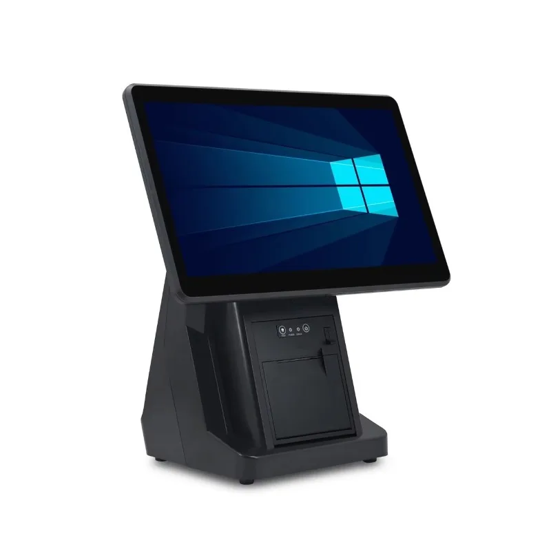 POS Cash Register Touch Screen All-in-one Machine, Commercial Supermarket Retail Terminal, Bluetooth WIFI Wireless POS