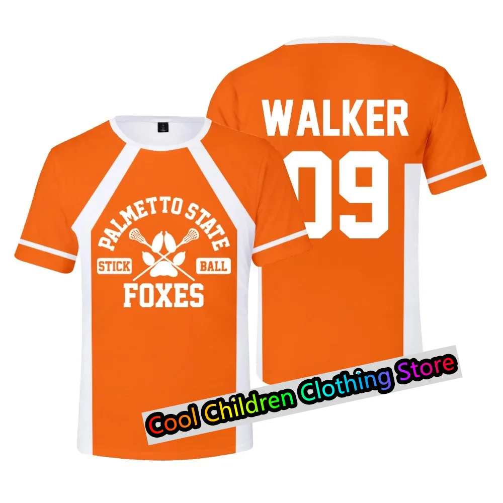 2024 New The Foxhole Court Palmetto State Foxes Lacrosse Jersey Cosplay WILDS MINYARD 3D Tshirt Men/Women Short Sleeve Kids Tees