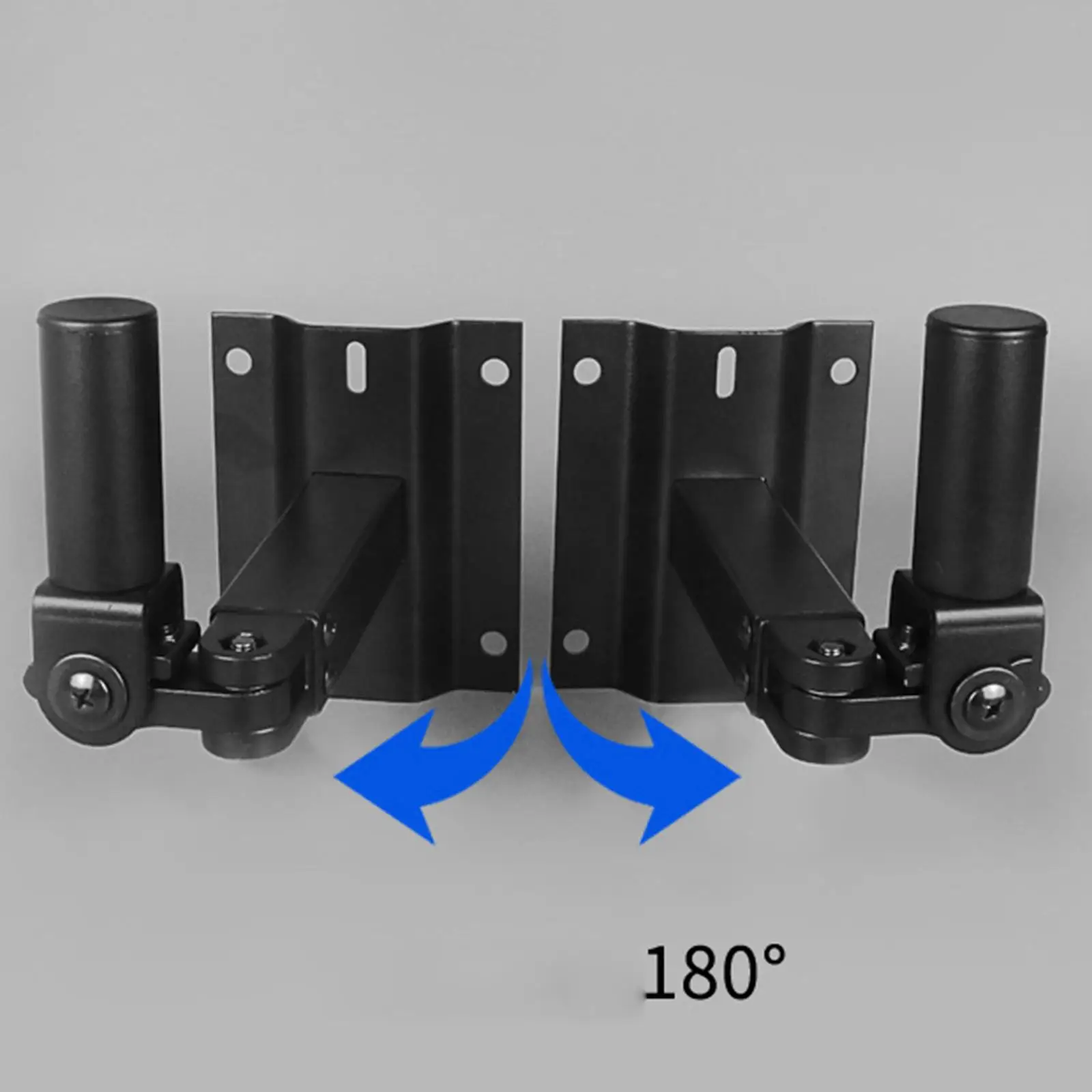 

2Pcs Swivel Tilt Adjustable Speaker Bracket Metal Speaker Support for Studio Living Room Home Theater Office Speaker Accessories