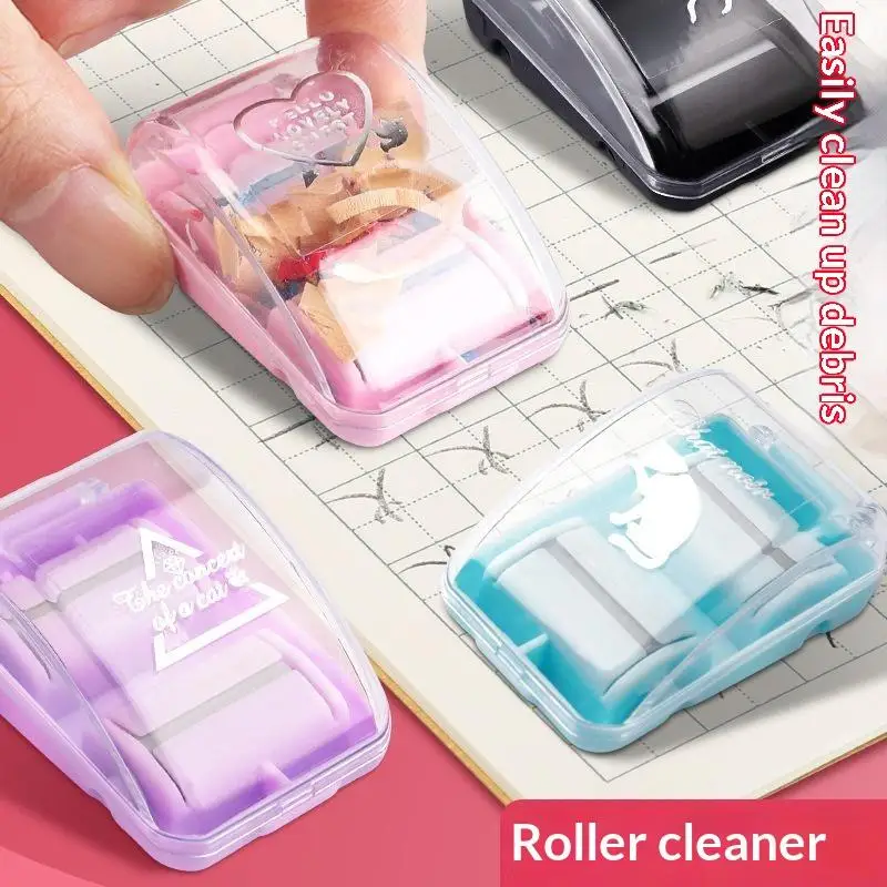Portable Mini Desktop Dust Vacuum 1Pcs Eraser Crumb Collector Lightweight Sweeper for Students Office Workers Desk Gift