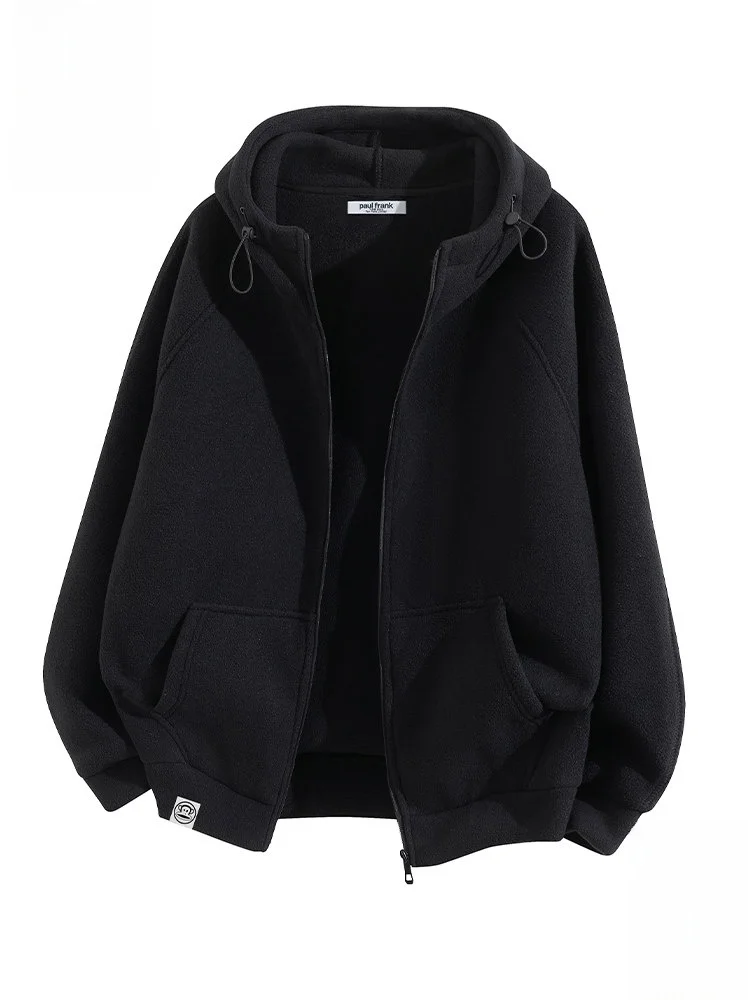 

PaulFrank Men's Casual Fce Jaet Spring Autumn Loose Fit Hooded Zipper Closure Long Sve Polyester Youth Faion