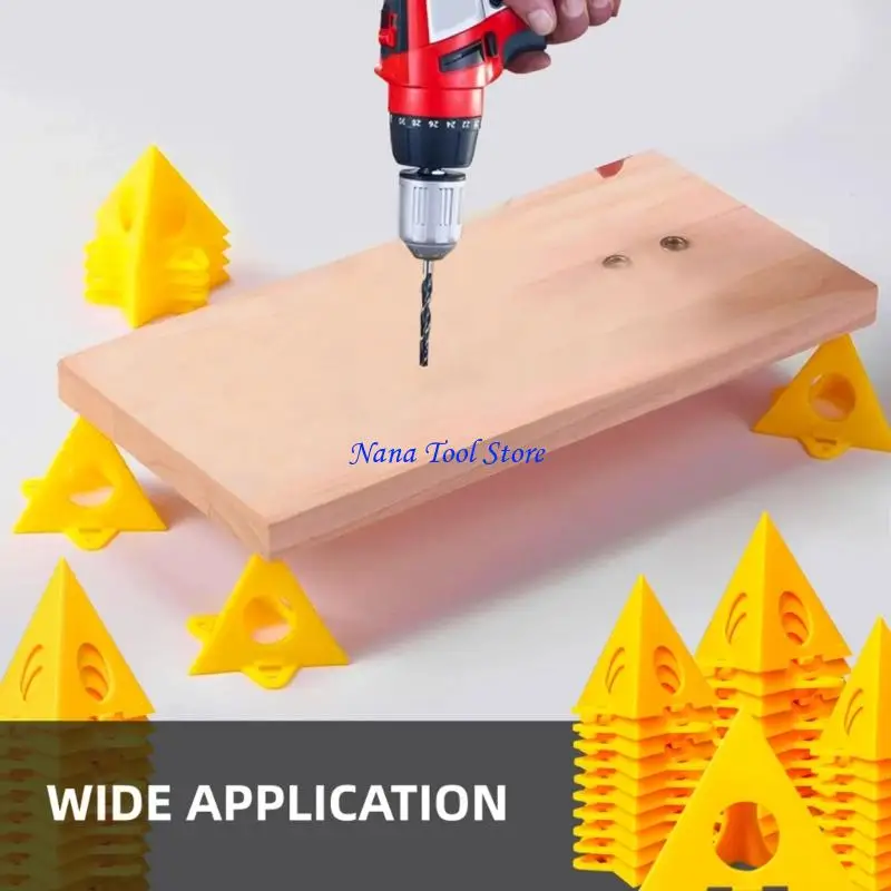 31GJ 36Pcs Paint Stands Triangle Paint Pad Pyramid Stands Woodworking Tripod Sprays