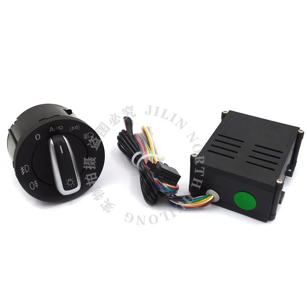 

Popular Hot sell Auto Headlight Switch with External Sensor Module for VW Polo 6R