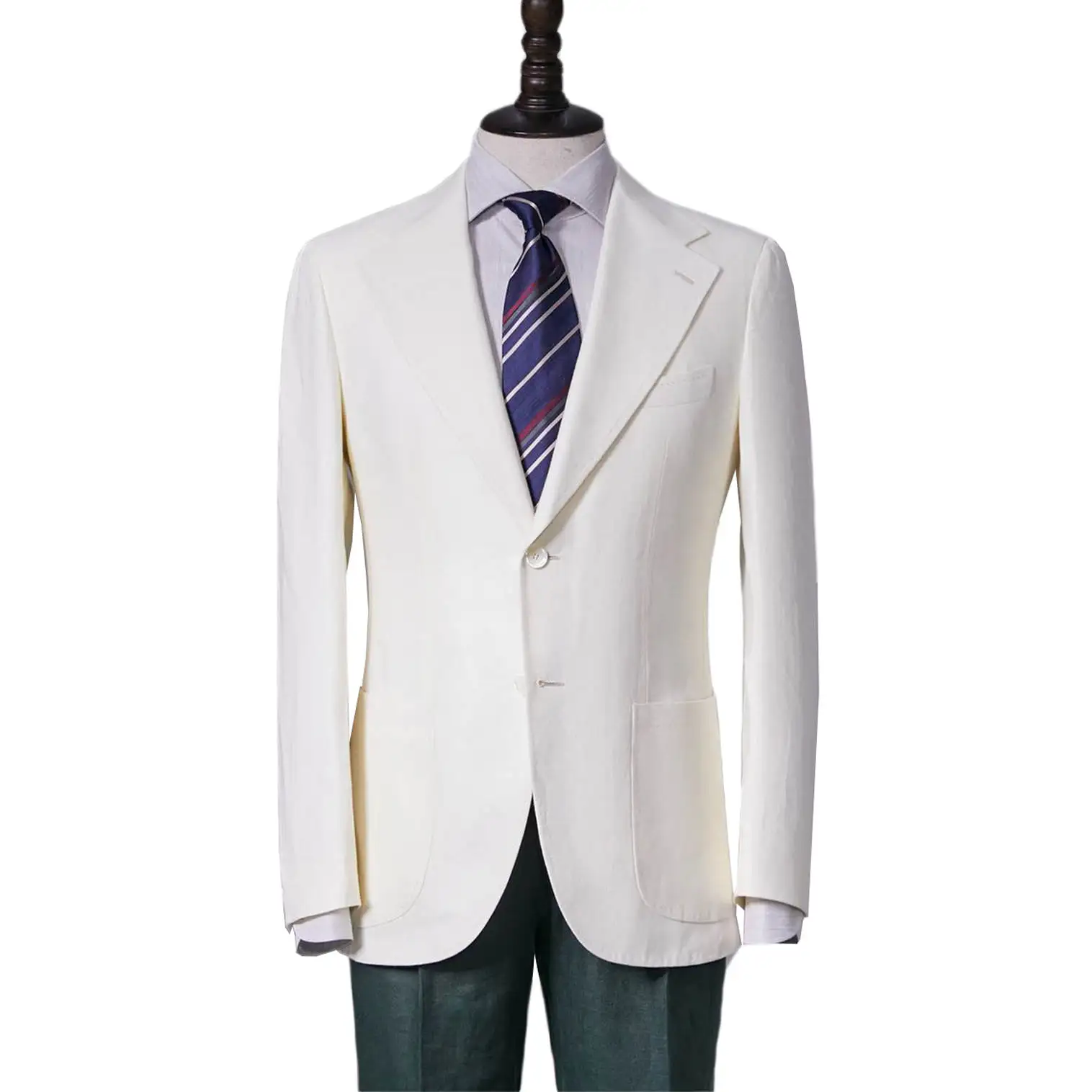 Veste de Mariage à Revers Cranté pour Homme, Blazer Slim Fit pour Marié, ixd'Affaires, Bal, Manteau sur Mesure Uniquement