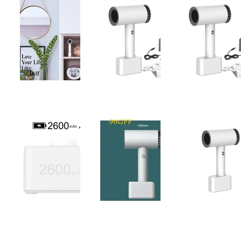 

96GF Беспроводная перезаряжаемая волоска для волос искусство рисовать сушилка Портативная воздуходувка.