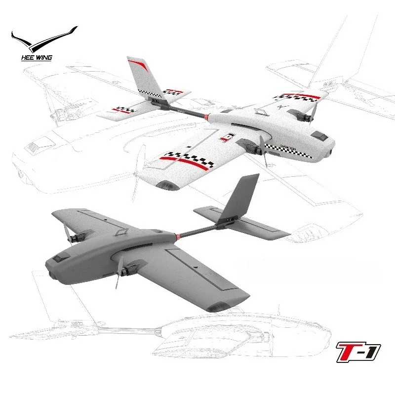 HEEWING Assassin T-1 FPV طائرة شراعية ثابتة الجناح EPP متينة مع وحدة تحكم في الطيران للمبتدئين لعبة الطائرة