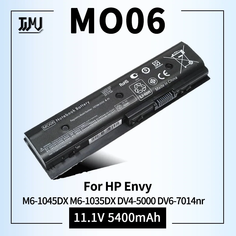 MO06 MO09 671731-001 Laptop Battery for HP Envy M6-1045DX M6-1035DX M6-1125DX Pavilion DV4-5000 DV6-7000 DV6-7014nr DV7-7000