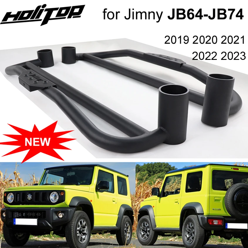 side step bar foot pedal running board for Suzuki Jimny 2019-2024 JB64-JB74,OE model,Thicken steel,ISO9001 quality,load 300kg