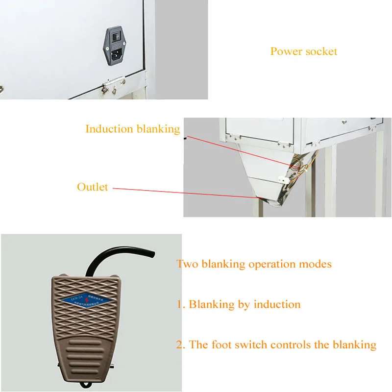 Automatic Medicine Powder Particle Filling Machine Grains Dispenser 10-999 Grams Large Scale Quantitative Release Sensor