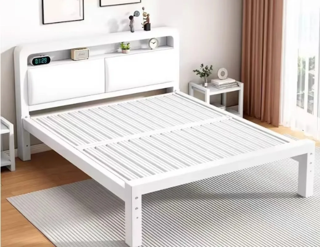 

Modern Design King Metal Wall Bed Double Stainless Steel Frame Durable Bedroom Apartment Villa Furniture - Wholesale