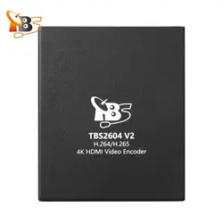TBS2604V2 HDMI Video Encoder 4K UHD H.265/H.264 HD 1080P Live Streaming Encoder for IPTV Broadcast Studio YouTube OBS