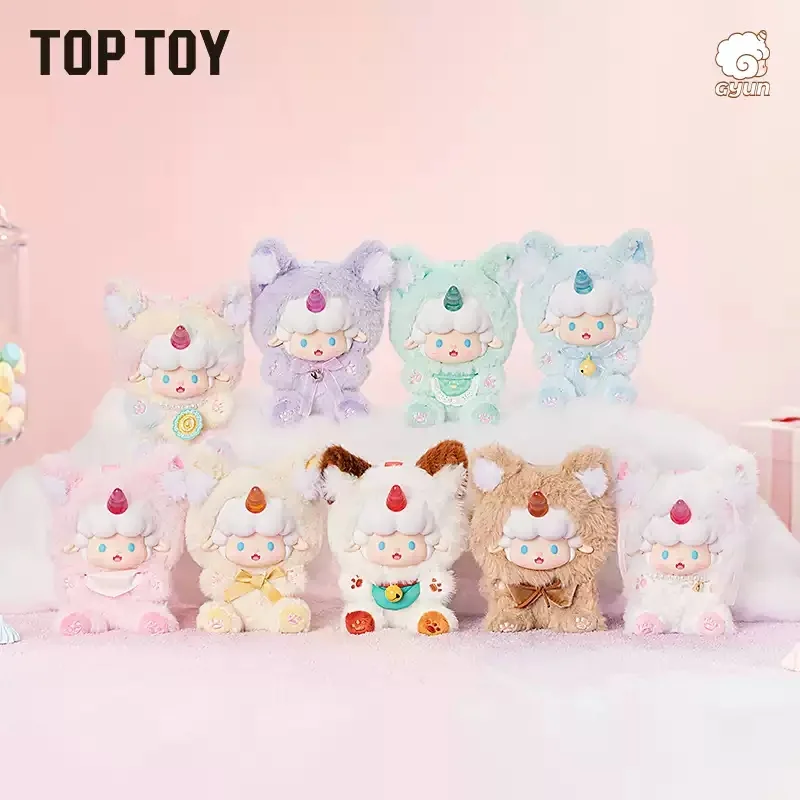 TOPTOY Gyun Gandy Land Series Blind Box Guess Bag Original Toys Doll Cute Anime Figure Desktop Ornaments Gift