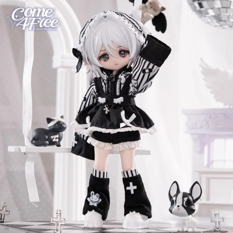 In Stock Genuine Only Clothes Come4free BJD Doll Clothes Fairy Tale Dessert Daily Series Set Black Swan Doll Outfit Gift