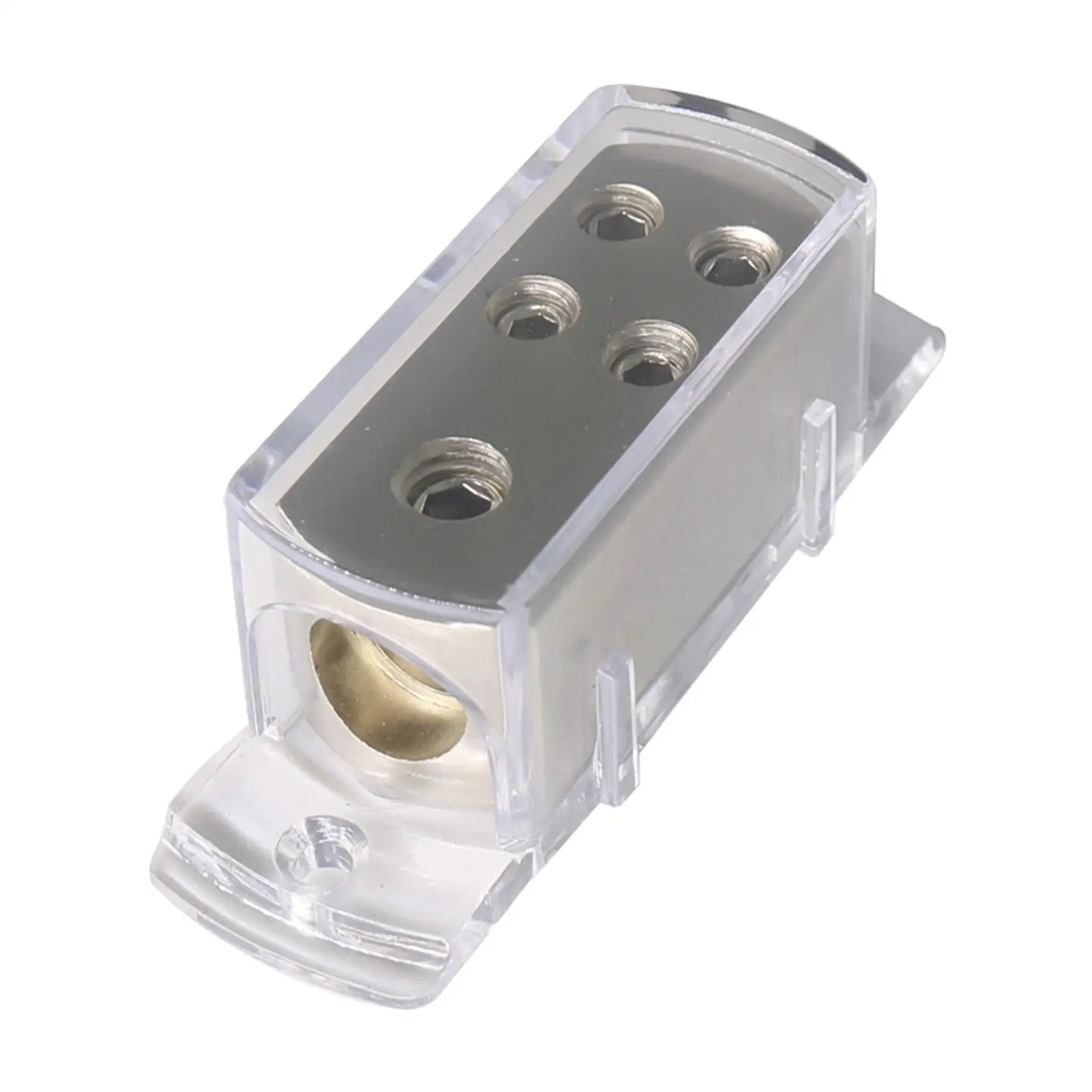 Car Stereo Audio Power Ground Distribution Block 4 Gauge In 8 Gauge Out