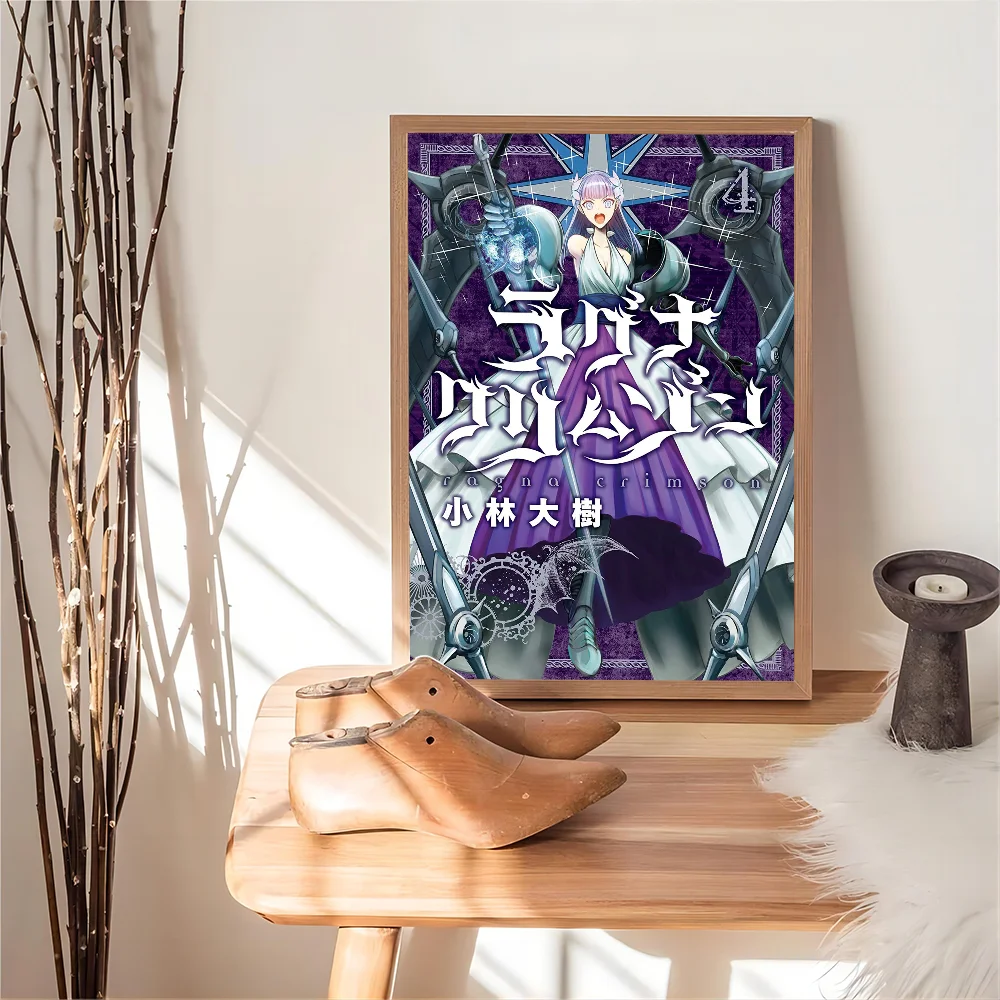 ملصق لاصق من Ragna قرمزي ذاتي الصنع ، ملصق حائط فاخر لغرفة المعيشة ، ديكور بار ، ديكور حائط