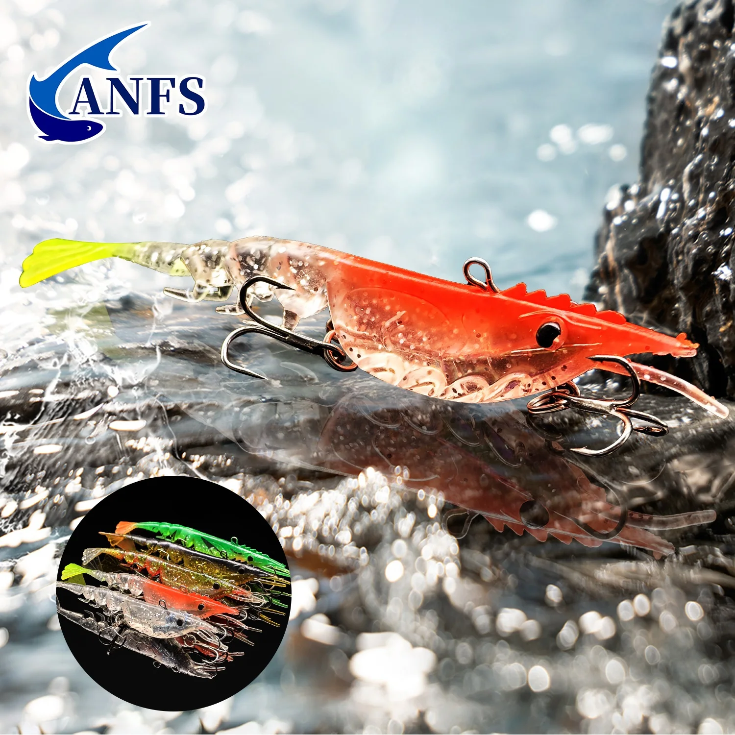 Anfs 1Pc Shrimp Fis…
