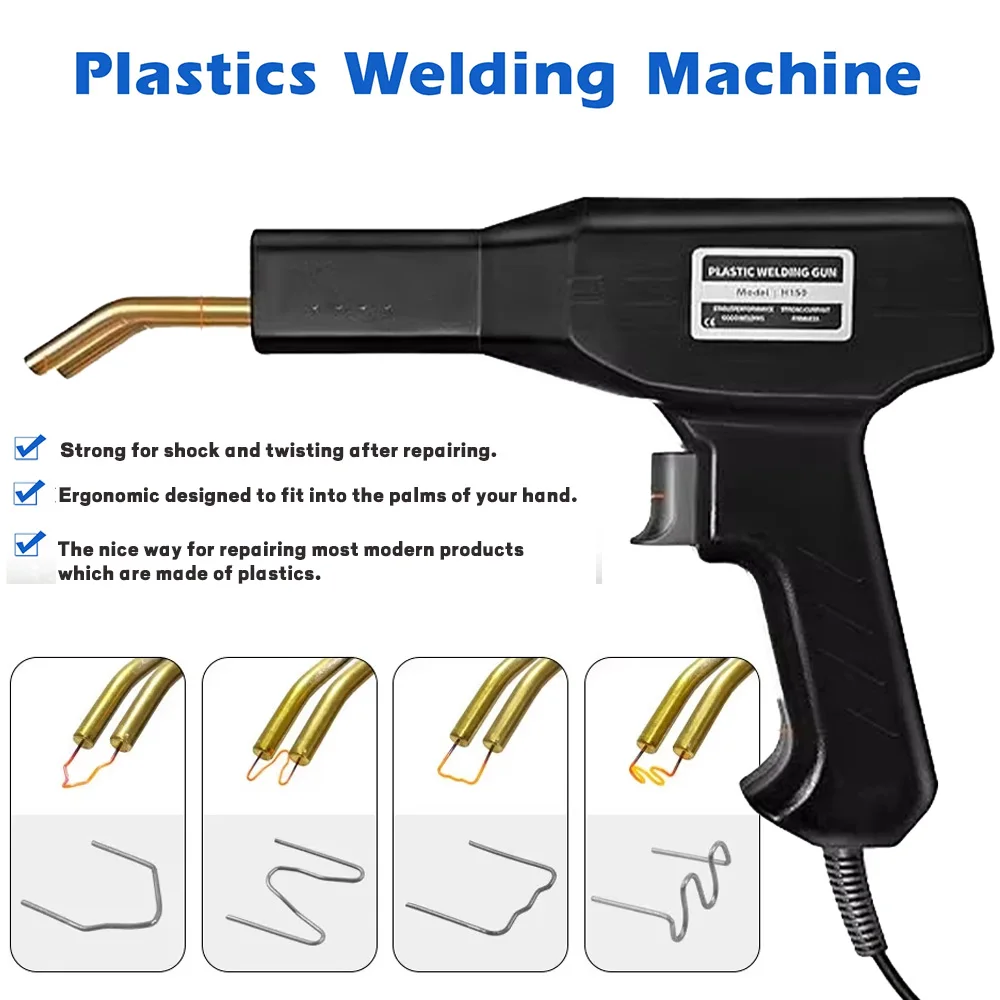 

Plastic Fender Welding Welder Hot Nail Gun for Car Bumper PVC Repair Garage Tool Kit Repair Kit Machine Welding