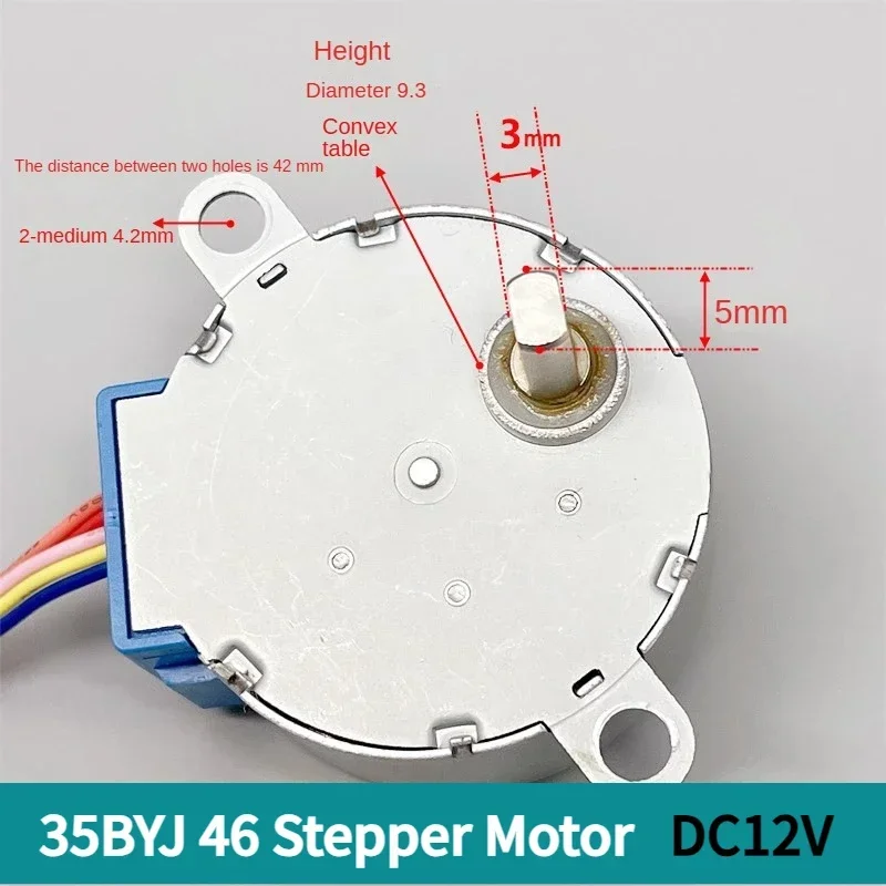 35BYJ46 35MM DC 12V Micro 4-Phase 5-Wire Stepping Mootr Micro Stepper Gear Motor for Air Conditioner