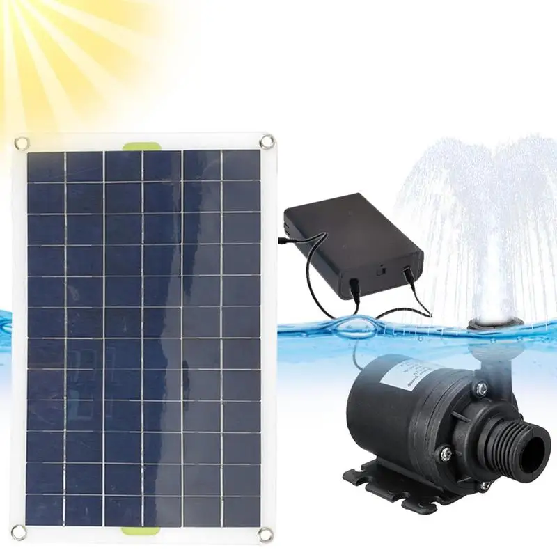 

Solar Fountain Pump For Bird Bath 19W DC12V Solar Fountain Pumps Solar Powered Pump With Solar Panel For Bird Bath Pond Garden