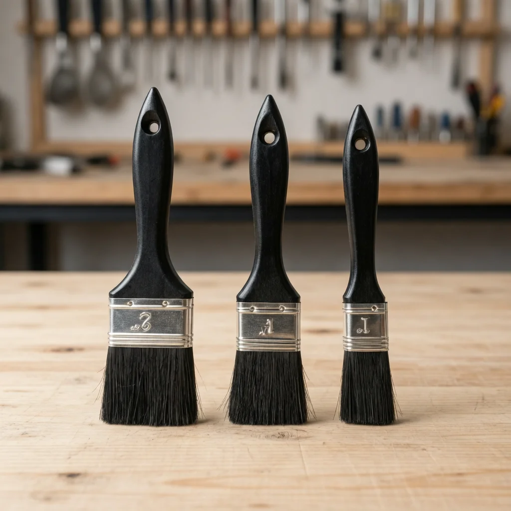 3pcs Thickened Paint Brush Apply Evenly Cleaning Tool Plastic Handle Brush Plastics Solid Wall Brushing Tools Wall Painting