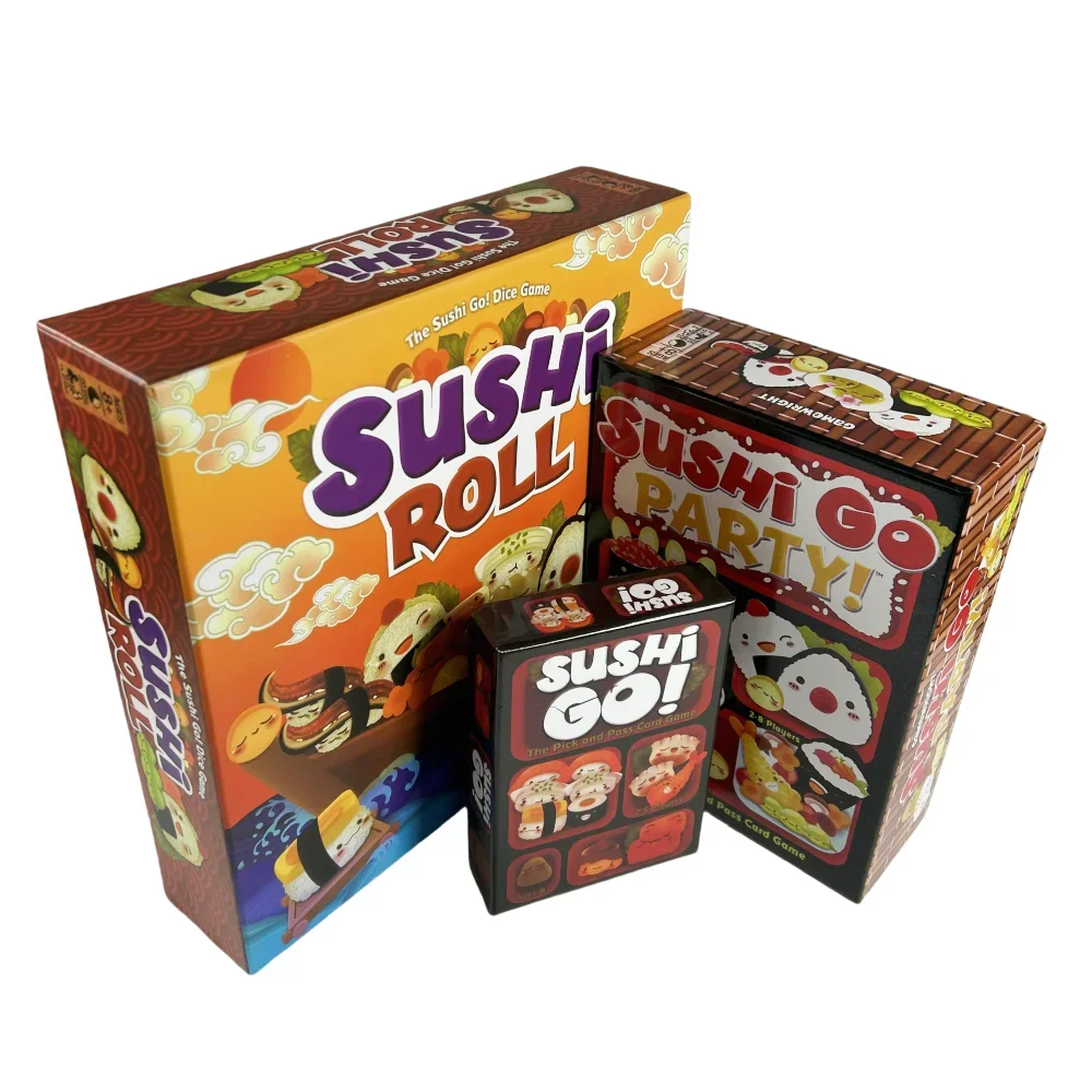 Sushi Go Party! - Le jeu de cartes Pick & Pass Deluxe, plaisir familial multicolore, parfait pour les fêtes et le divertissement à domicile