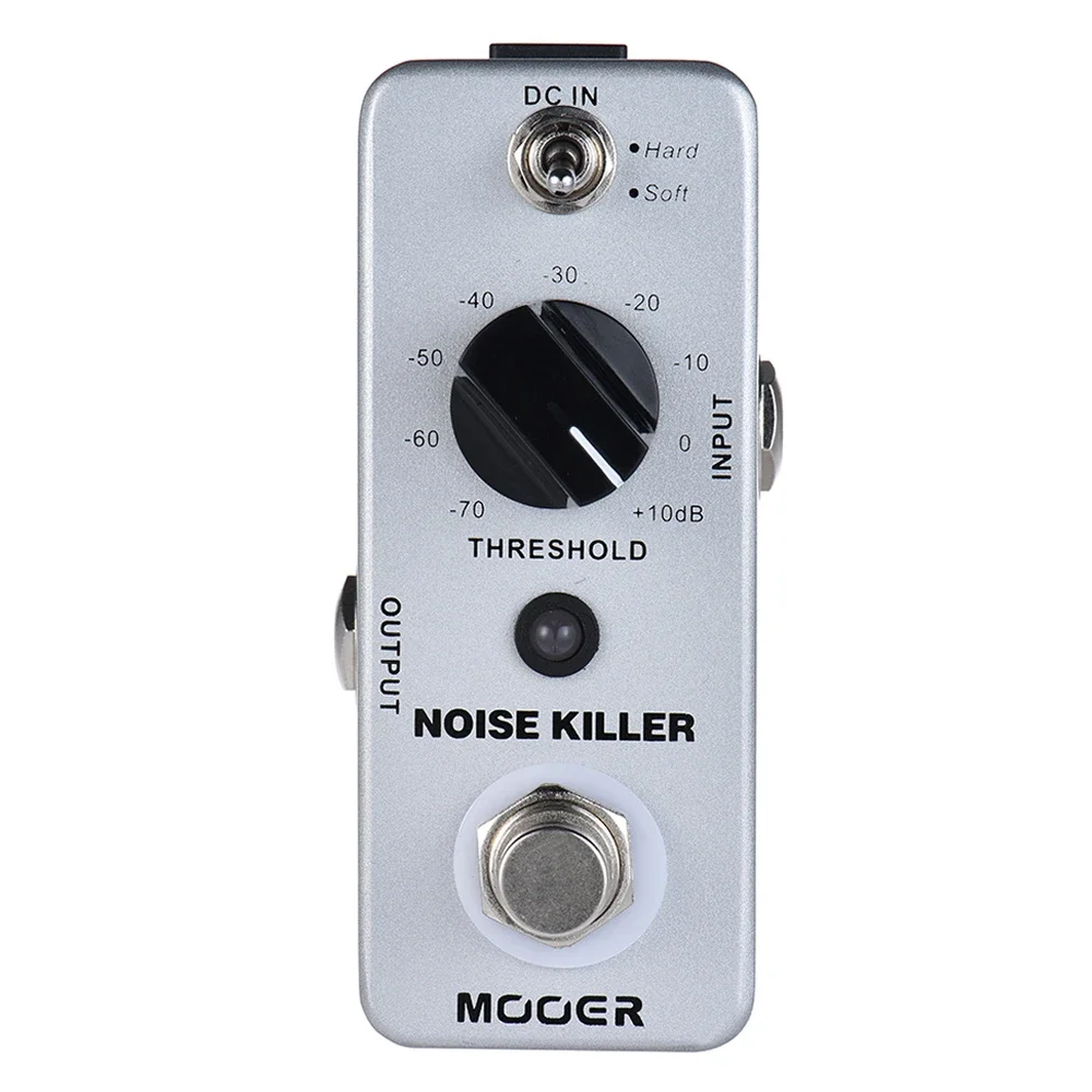 Mooer MNR1 Noise Killer Guitar Accessories Noise Reduction 2 Working Modes(Hard/Soft) Noise Gate True Bypass Guitar Effect Pedal