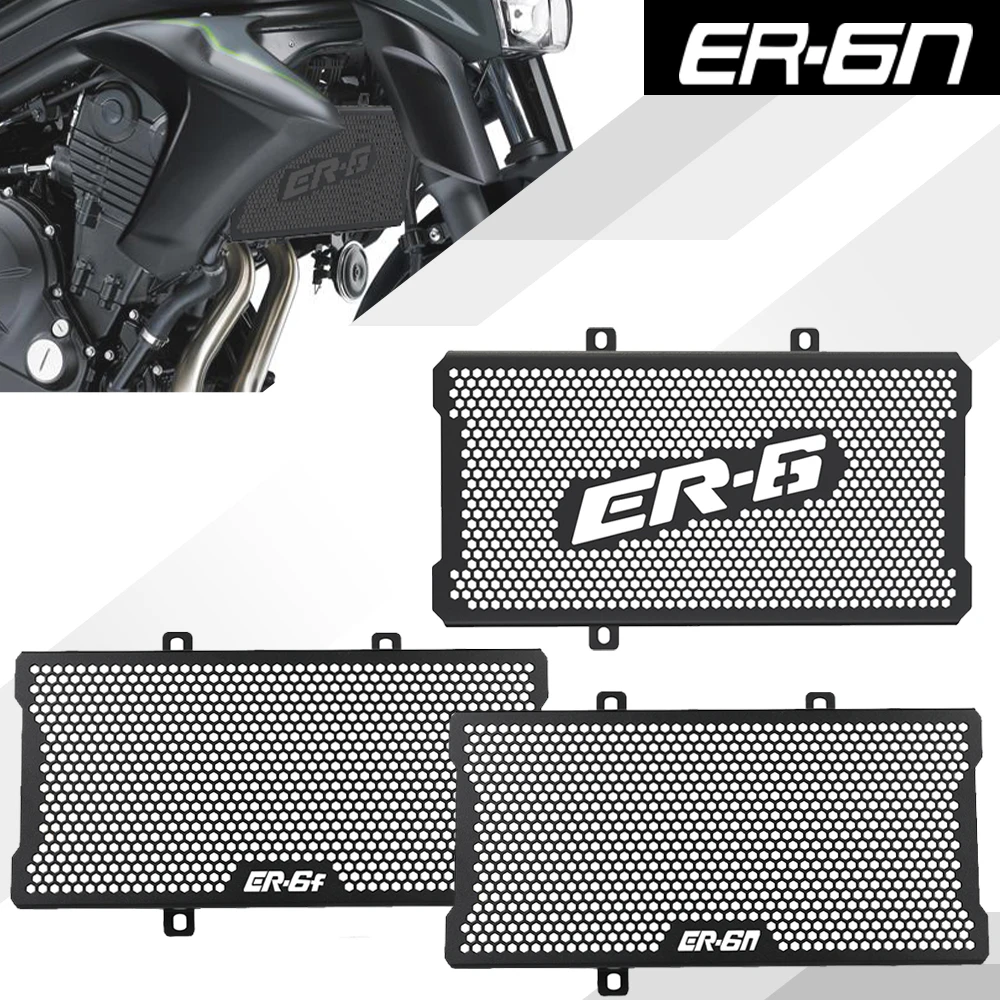 

For Kawasaki ER-6N ER6N 2006 2007 2012 2013 2014 2015 2016 Motorcycle Accessories Radiator Guard Protector Grille Grill Cover