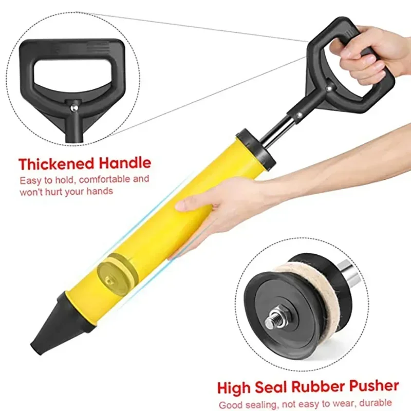 With 4 Nozzles Grouting Mortar Sprayer Grout Filling Tools Caulking Gun Cement Lime Pump Grouting Gun Applicator