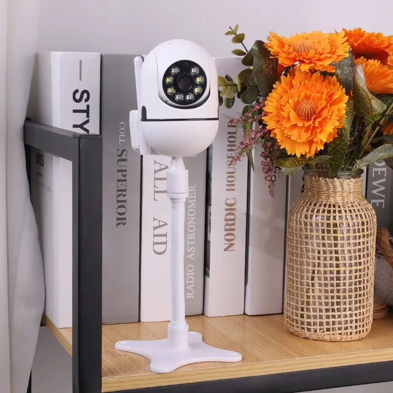 Portable Self-adhesive Baby Monitor Support Camera Holder Stands No Punching Flexible Twist Mounting Kit For Home Office Desktop